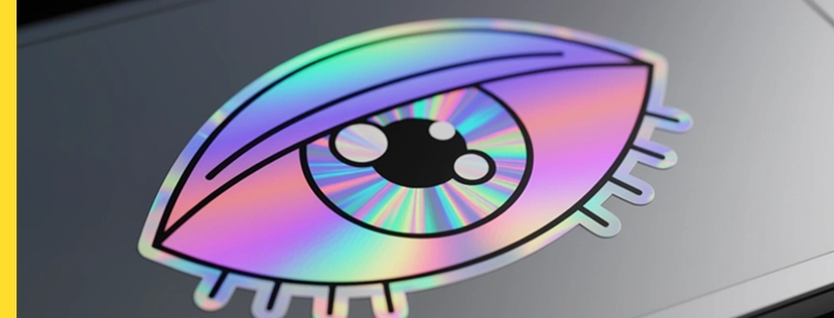 Holografické samolepky