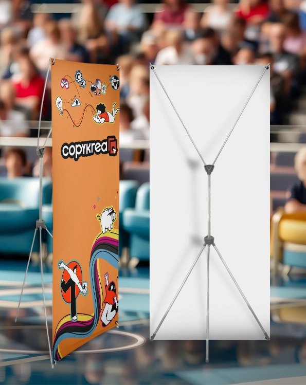 Venkovní X Banner s plnitelnou základnou