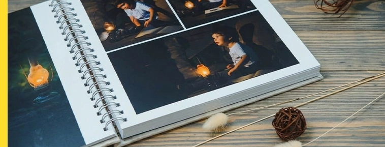 Fotoalbum s kroužkovou vazbou